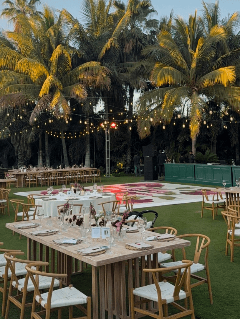 Handpainted dancefloor weddings cabo2